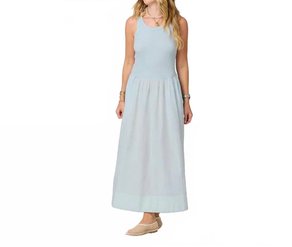 NEW KERRI ROSENTHAL tank maxi dress in sea salt